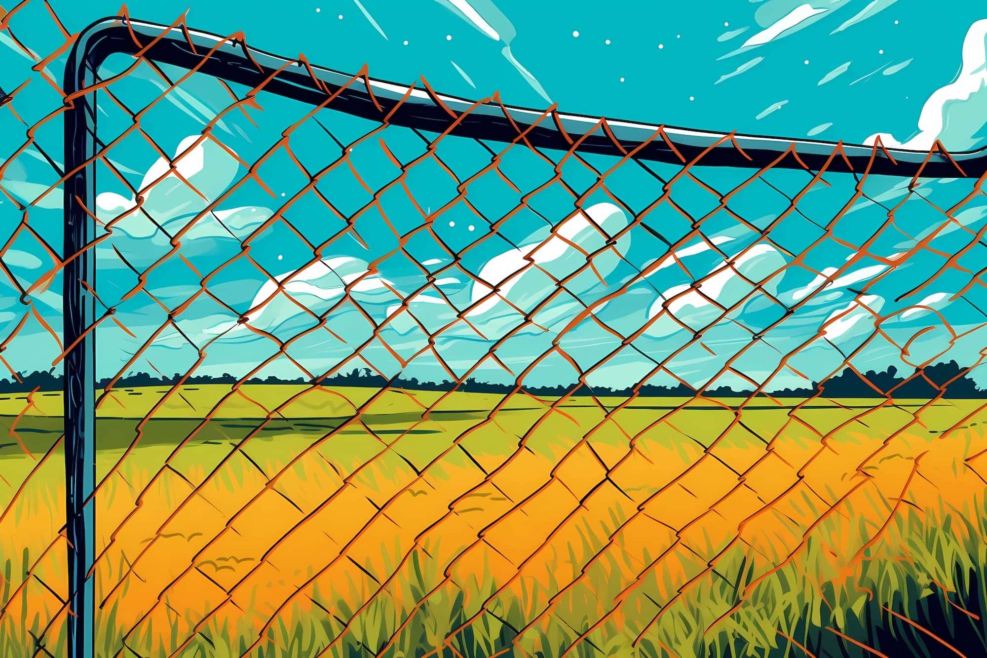 haro backlinks chain link fence