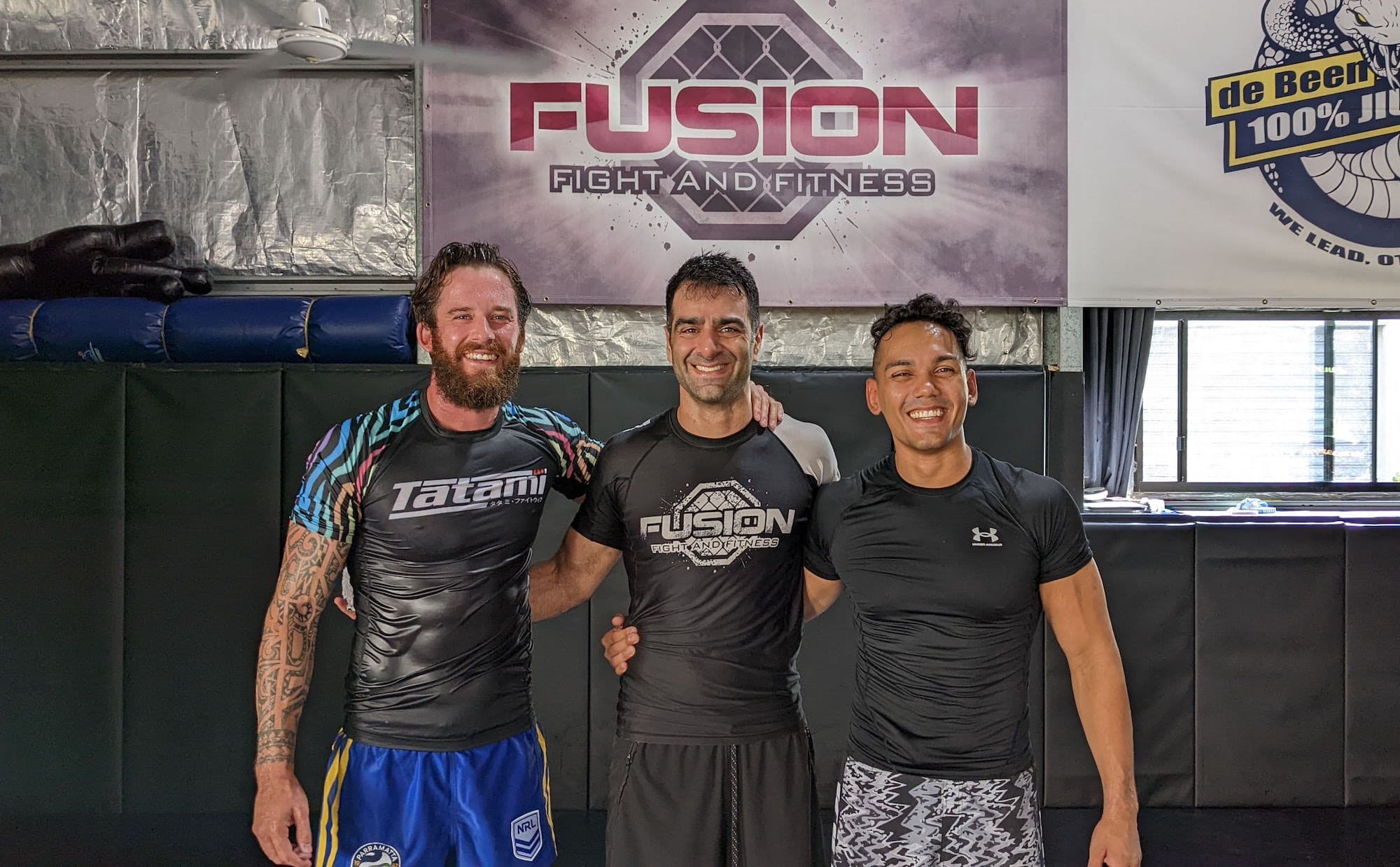 Dana and training partners bjj fusion fight and fitness cairns web for BJJ in my Forties — 100 Hour Update
