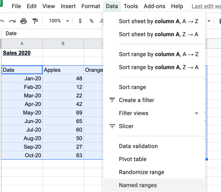 How to make Tables in Google Sheets — 3 Easy Ways