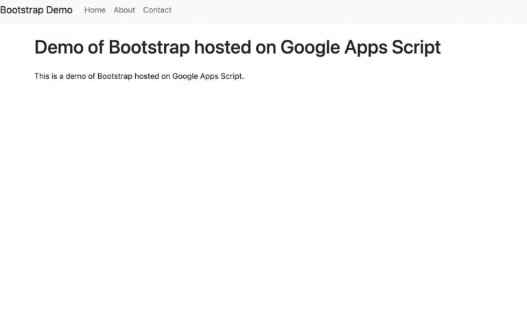 How to Host a Web Page on Google Apps Script