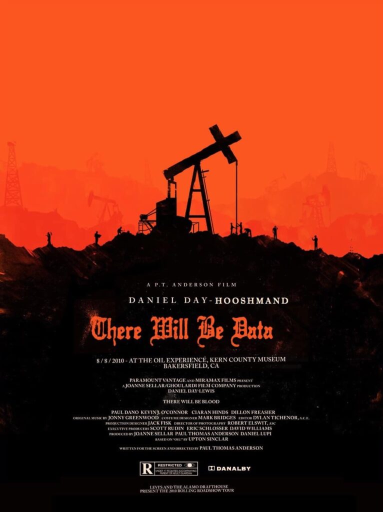 There Will Be Blood movie poster — Data meeting