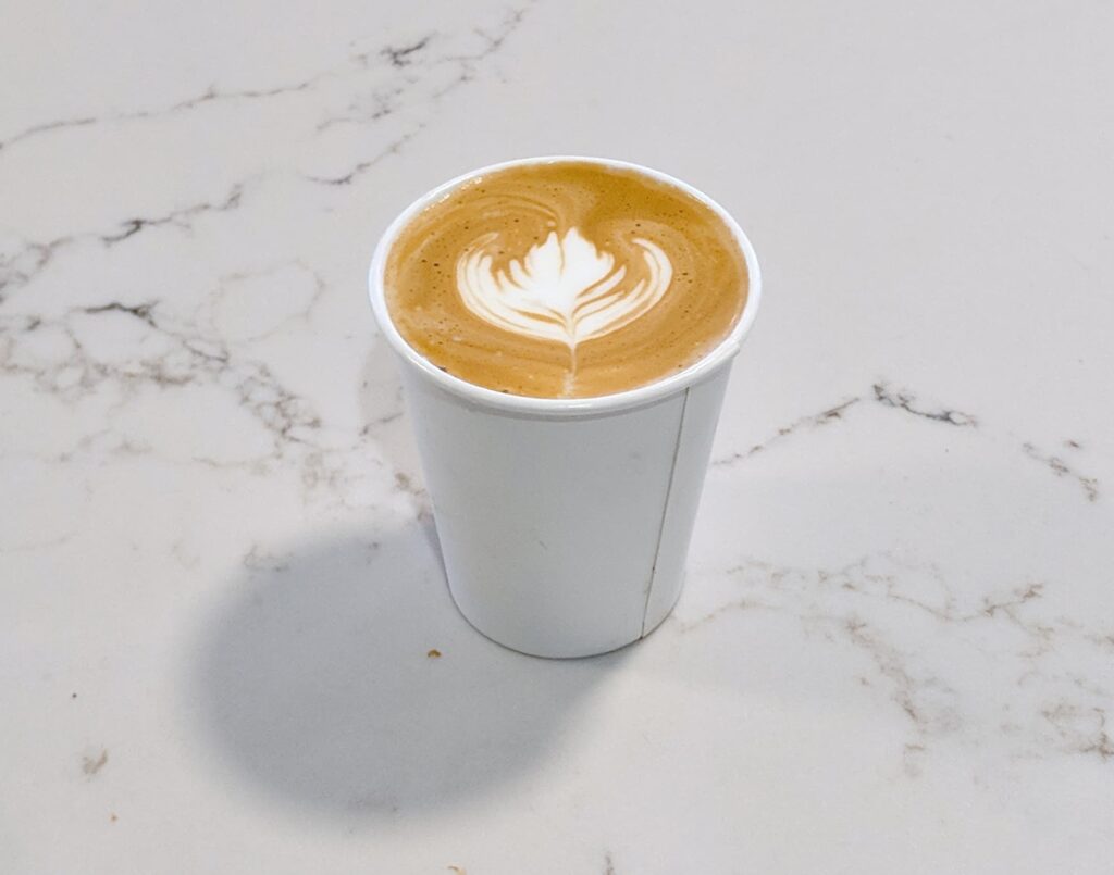 Dana's latte art average example
