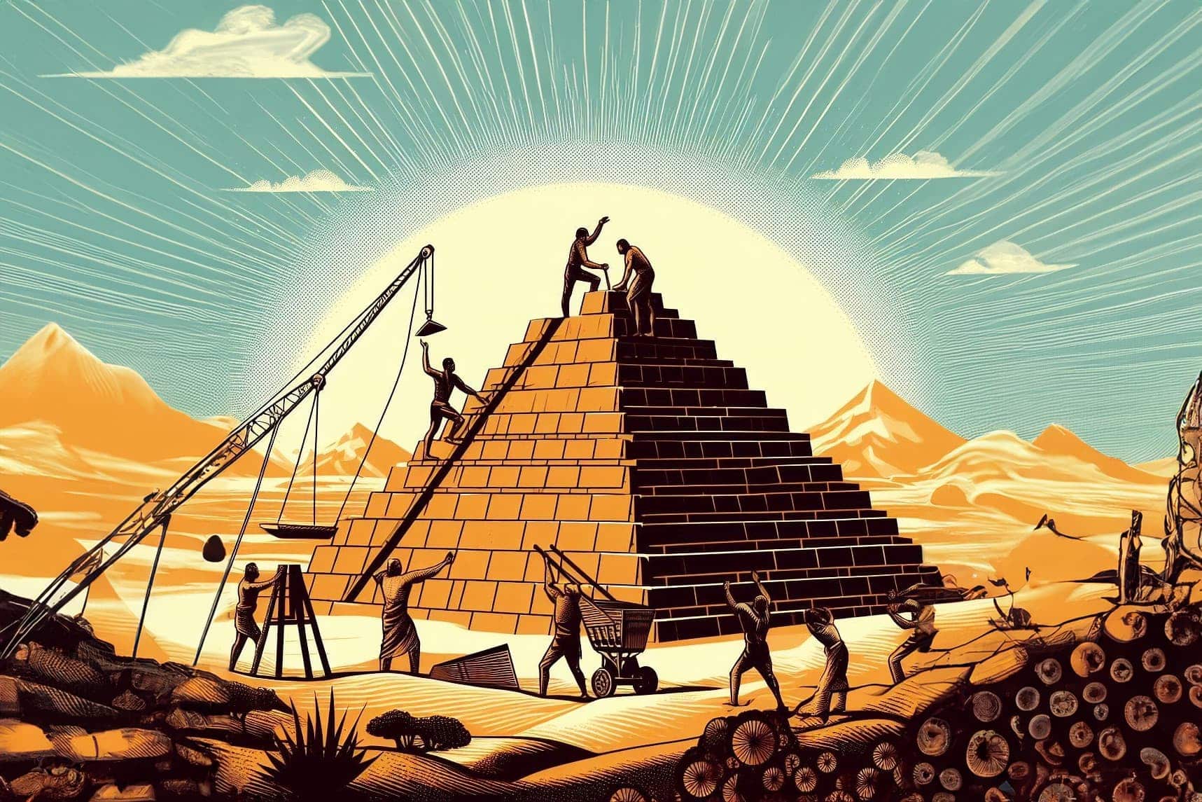 How this site is built cover image pyramids