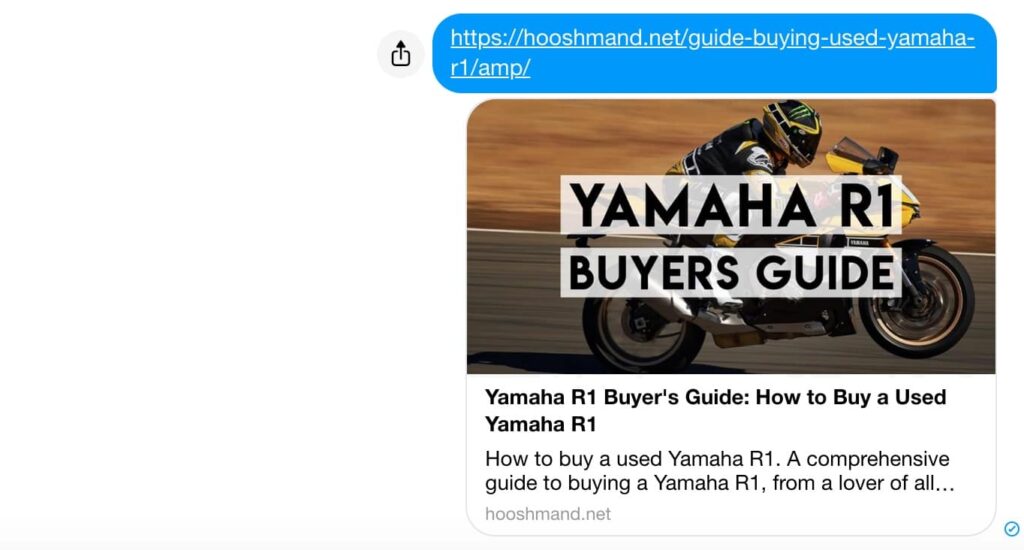 A share image for the post about the Yamaha YZF-R1