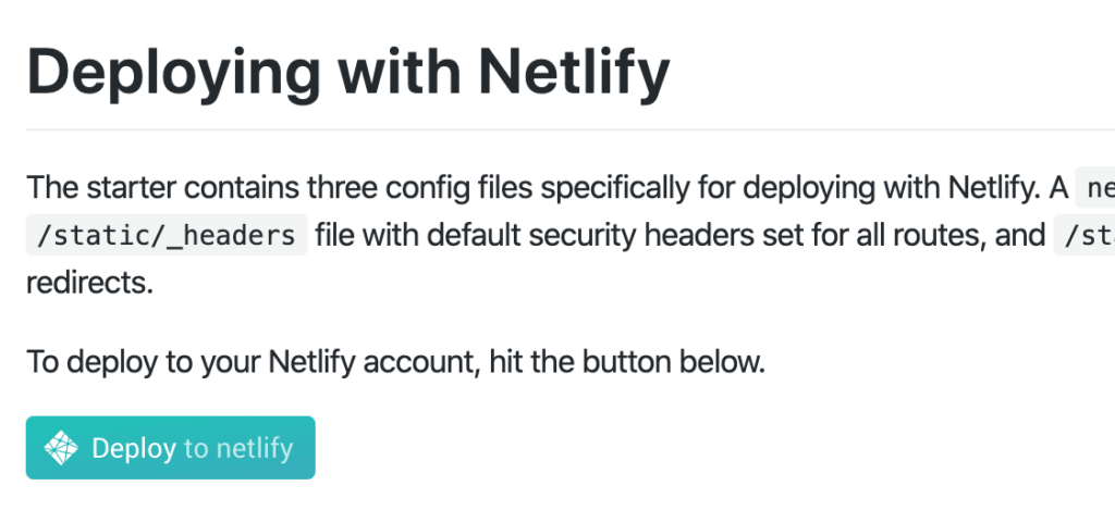 Deploy site to Netlify