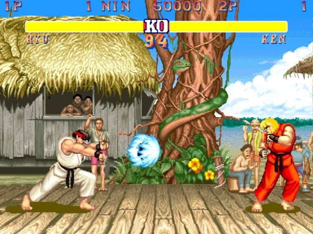 Street fighter II screenshot — Martial Arts in the 1990s