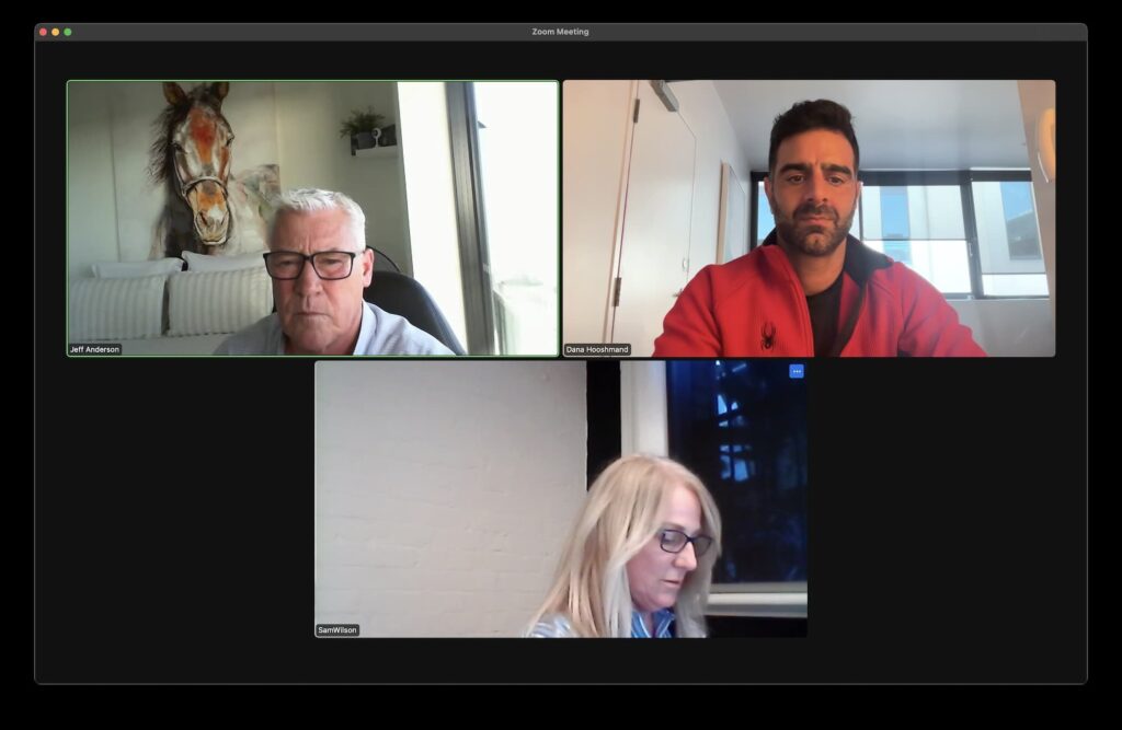 Jeff Anderson review — final zoom call web