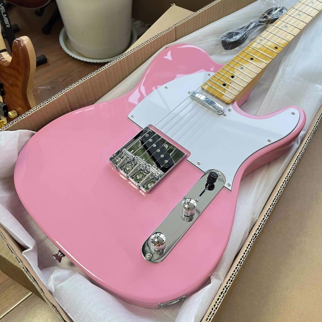 AliExpress Pink Telecaster copy - body