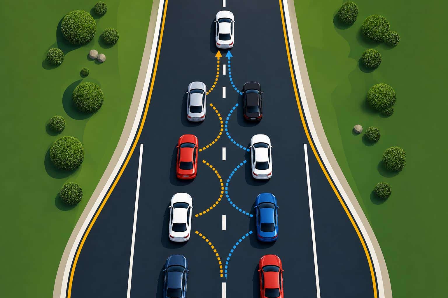 Australia's Hatred of the Zipper Merge is Wrong 1 zipper merge graphi