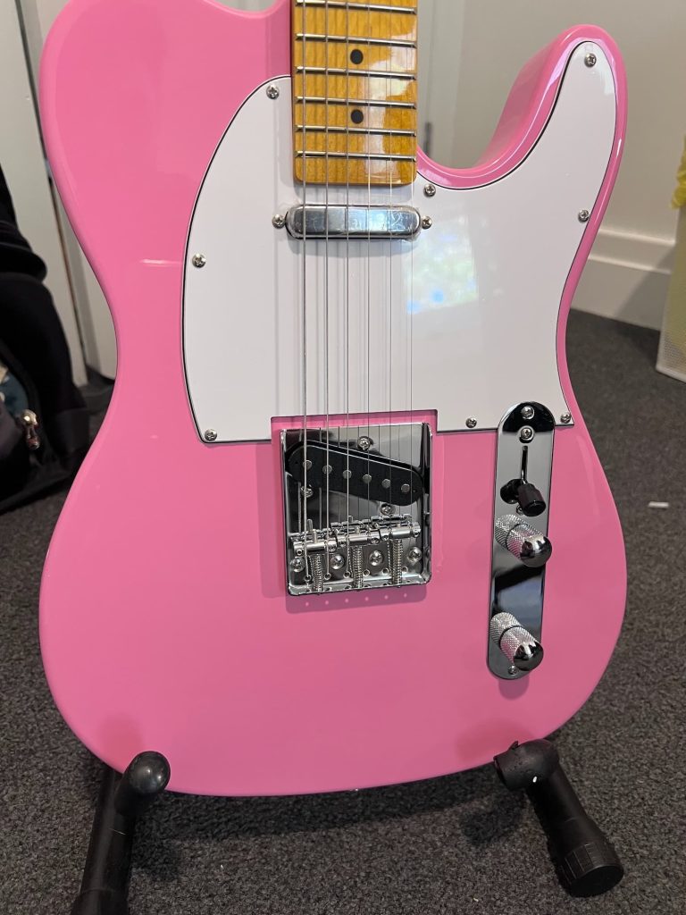 AliExpress Pink Telecaster As Delivered 1
