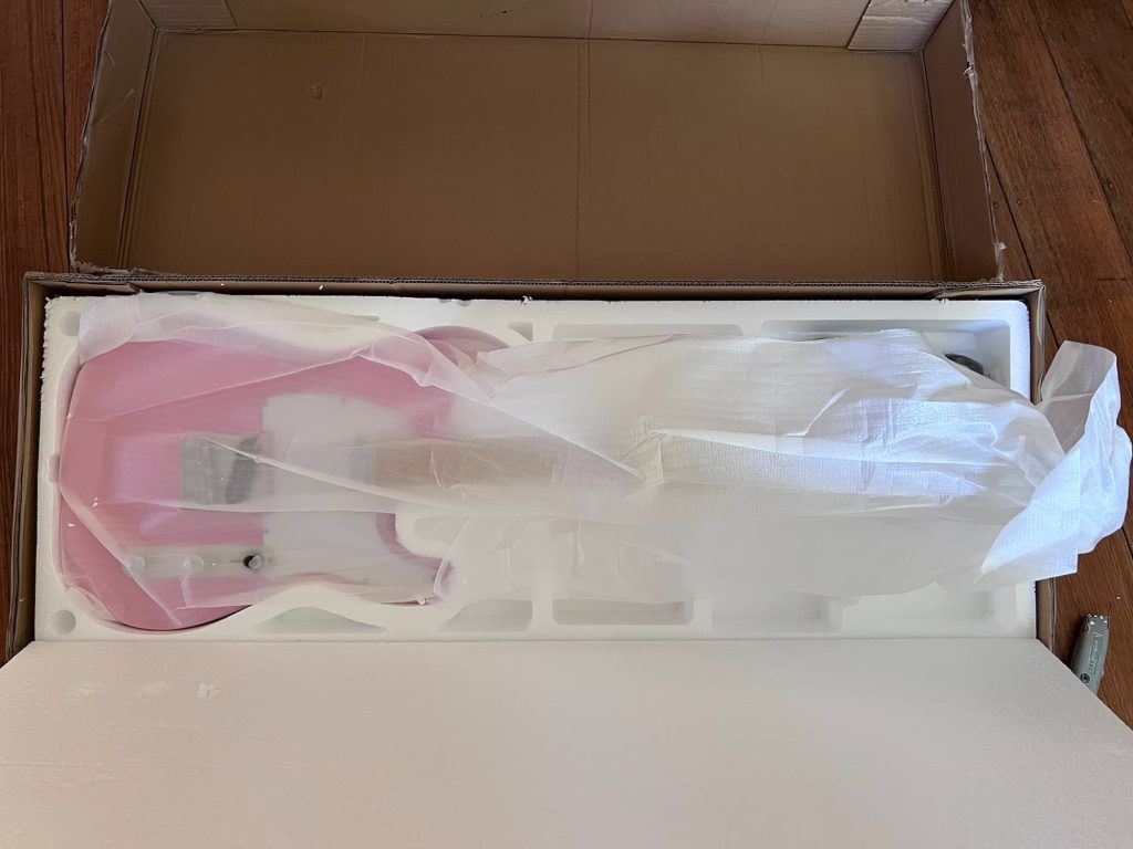AliExpress Pink Telecaster As Delivered 3