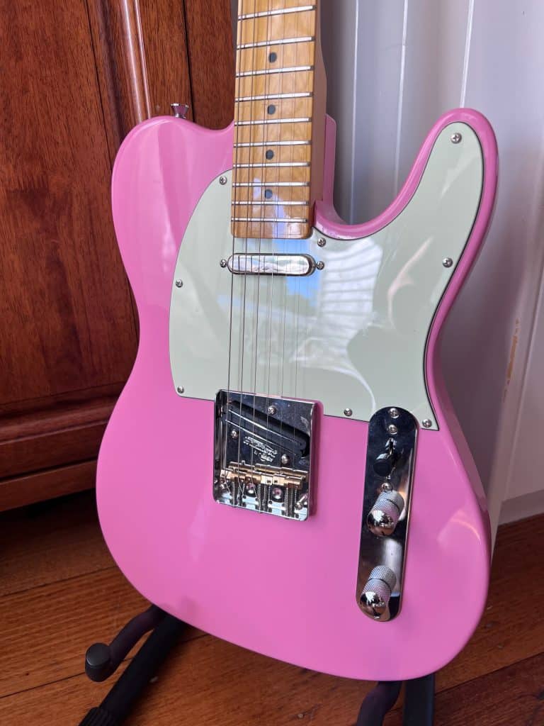 Project pink Telecaster from AliExpress