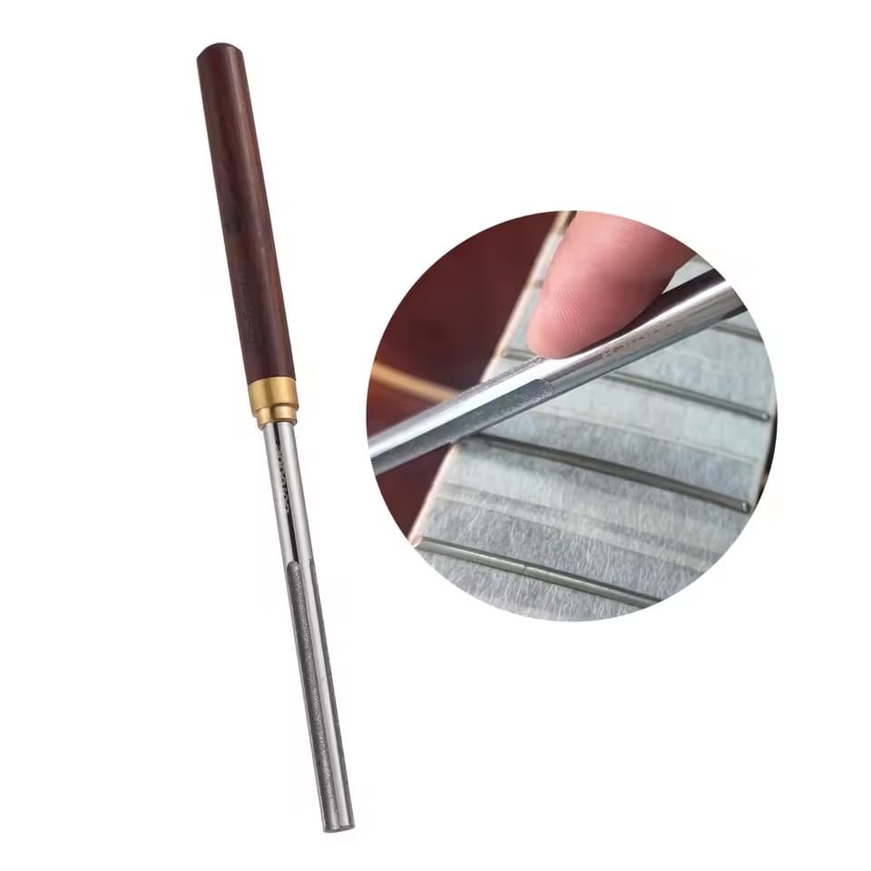 Fret crowning file