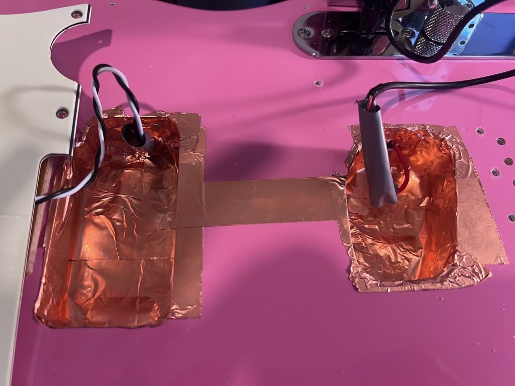 Adding copper cavity shielding