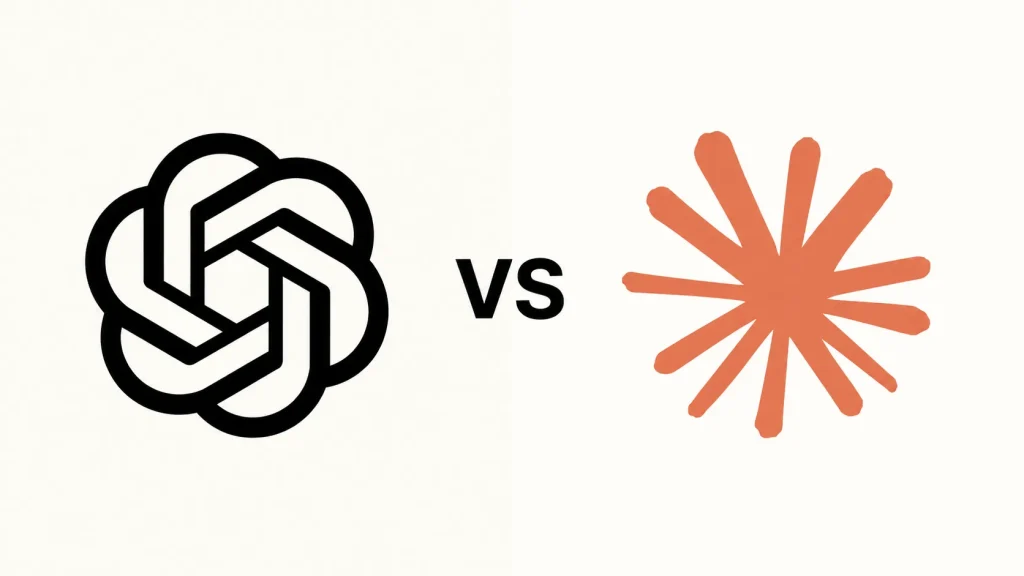 ChatGPT vs Claude: Similarities and Differences (plus alternatives) 1 ChatGPT/OpenAI logo versus Claude/Anthropic logo