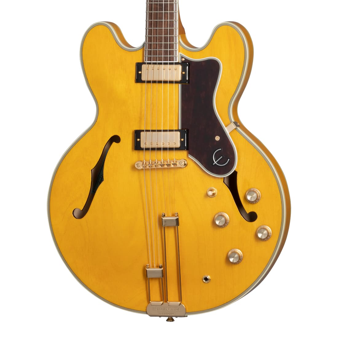All the Epiphone Hollow and Semi-Hollow Bodies 3 Epiphone Sheraton with mini-humbuckers and a Frequensator